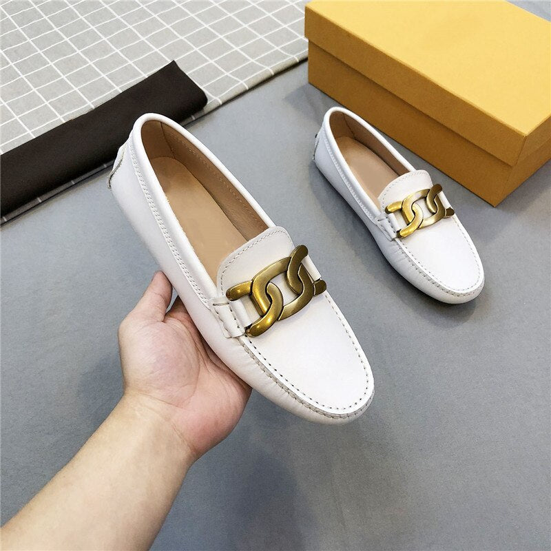 Spring and autumn women's shoes leather loafers flat beanie shoes ballet shoes British style leather shoes