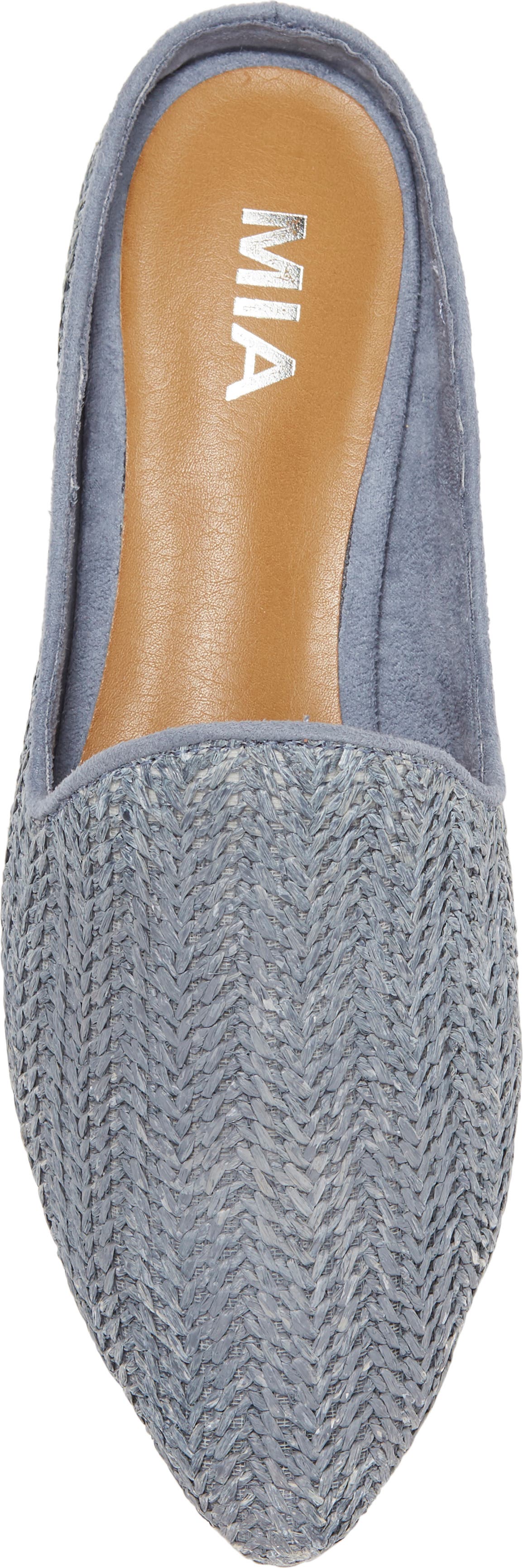 MIA Johona Woven Mule, Alternate, color, DENIM RAFF