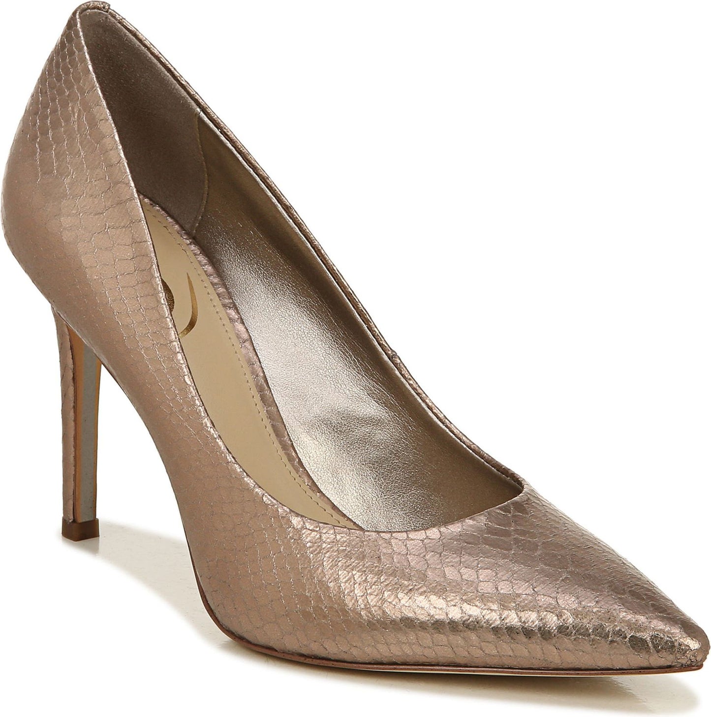 SAM EDELMAN Hazel Pointed Toe Pump, Main, color, PEWTER