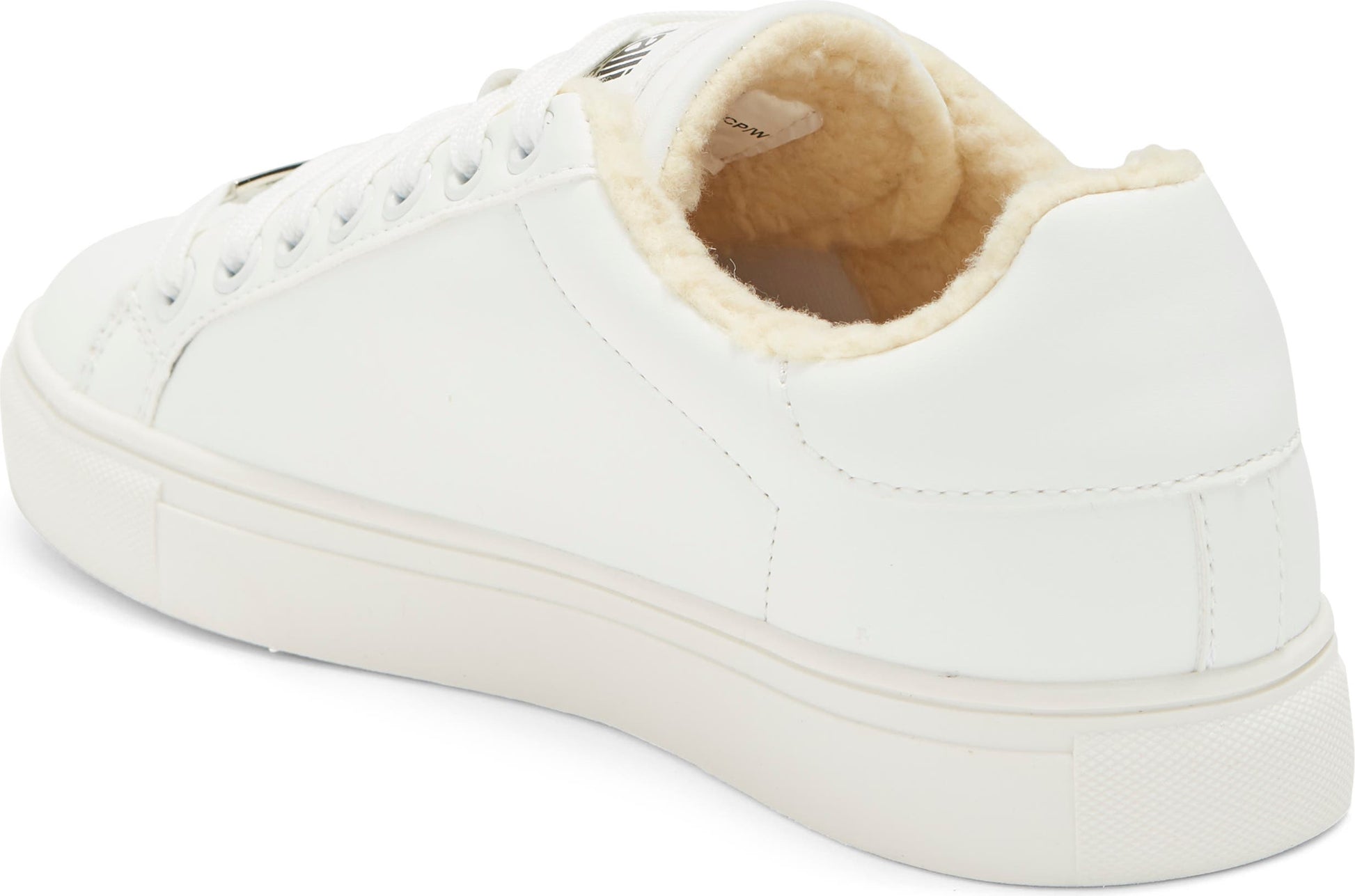 ROBERTO CAVALLI Fleece Lined Sneaker, Alternate, color, WHITE