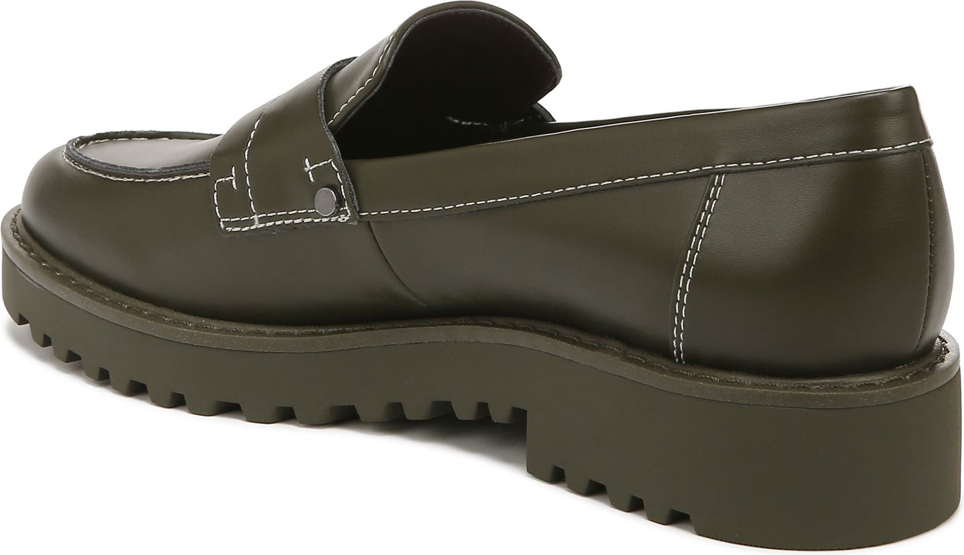 FRANCO SARTO Cassandra Platform Penny Loafer, Alternate, color, OLIVE