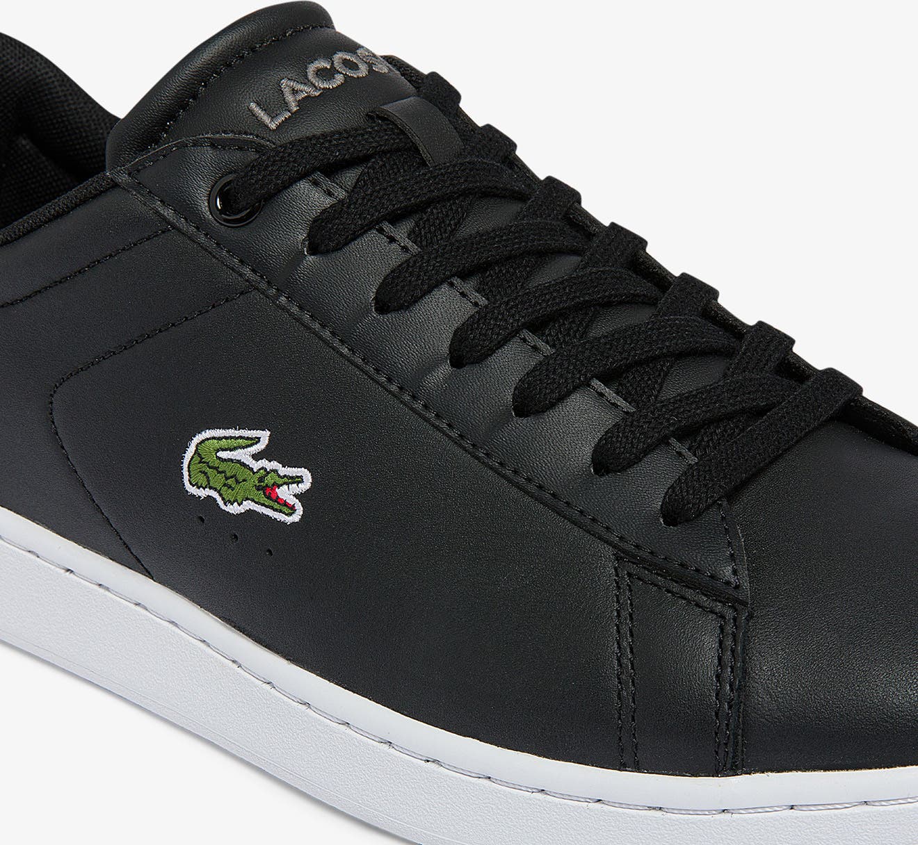 LACOSTE Carnaby Sneaker, Alternate, color, BLACK/WHITE