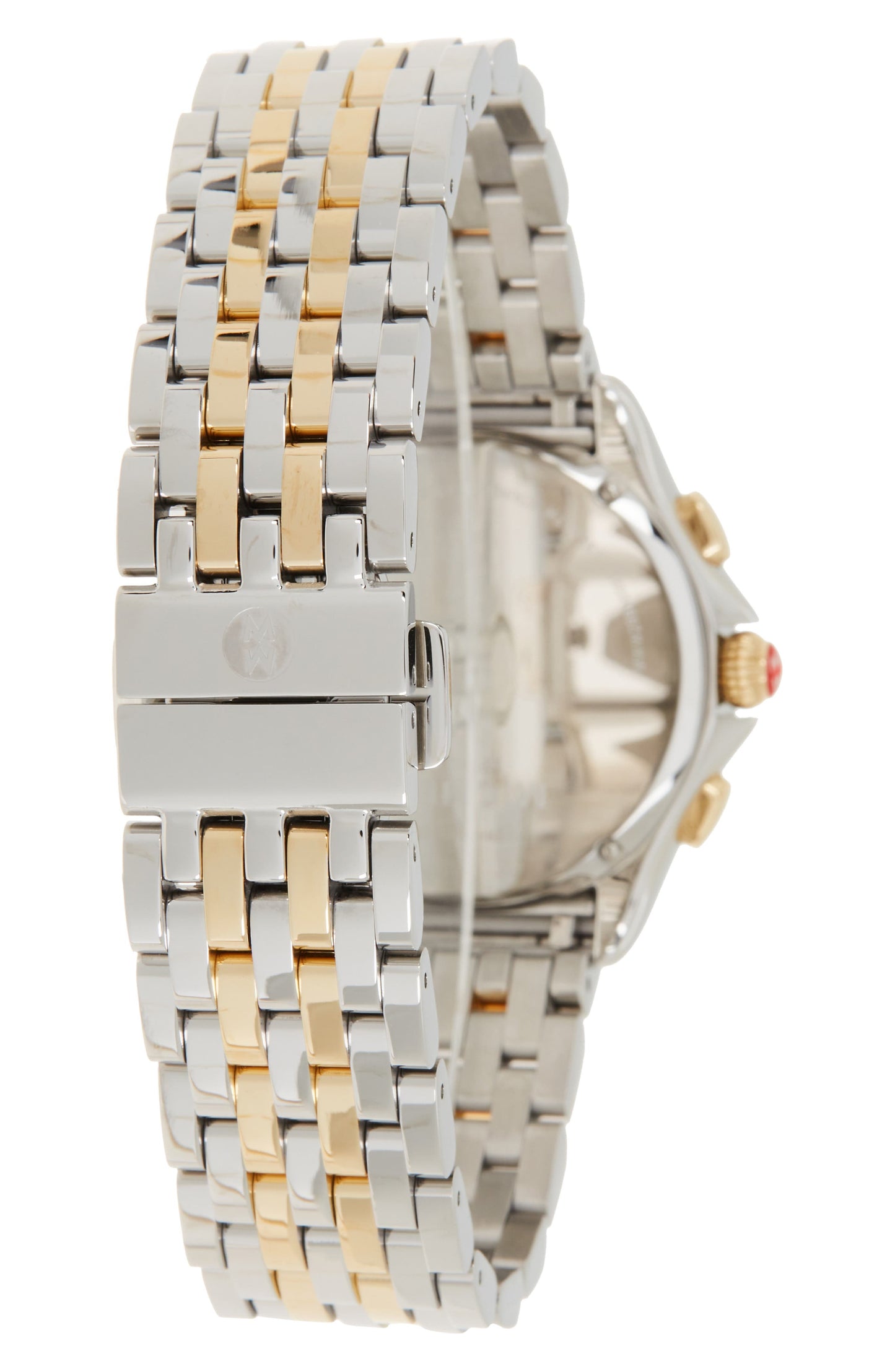 MICHELE Women's Belmore Chronoraph Diamond Embellished Bracelet Watch, 37mm - 0.34 ctw, Alternate, color, NO COLOR