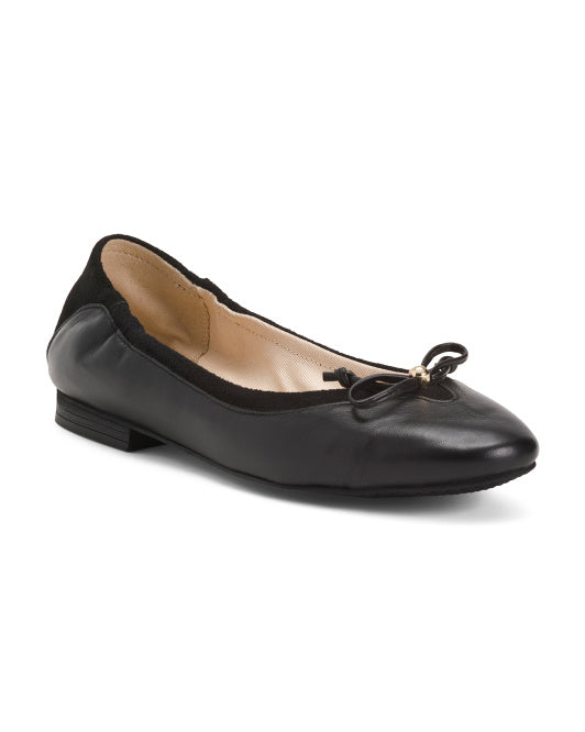 main image of Leather Keira Ballet Flats