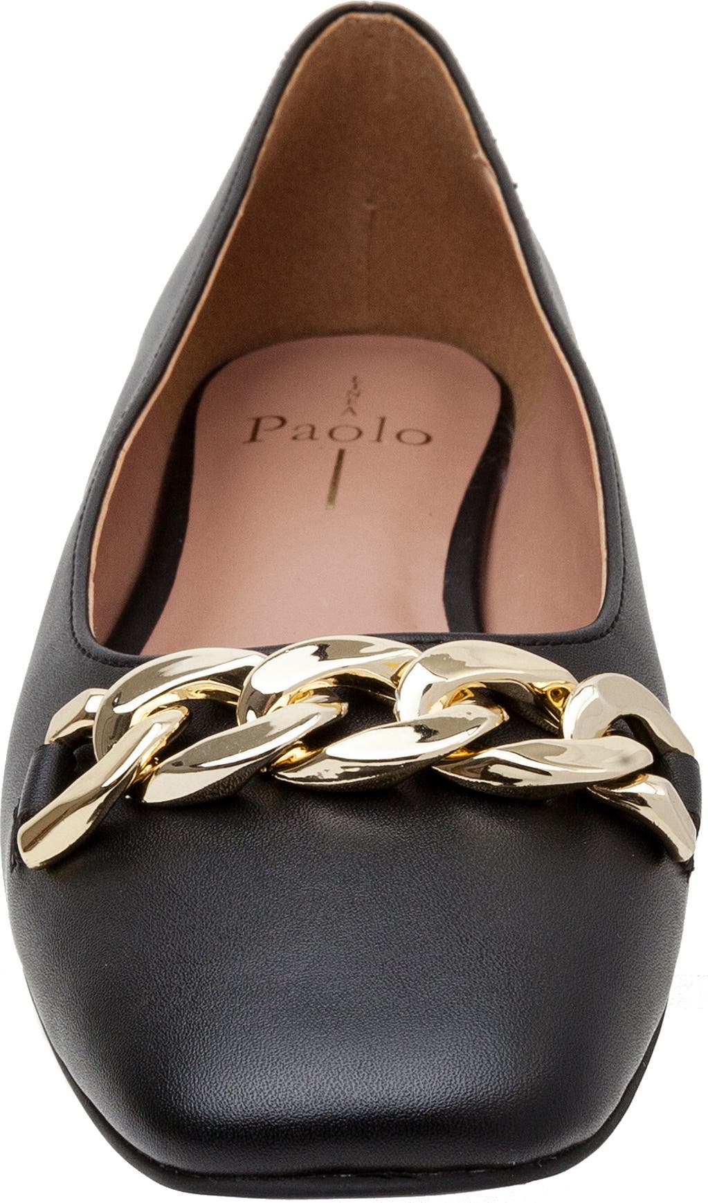 LINEA PAOLO Natalie Flat, Alternate, color, BLACK