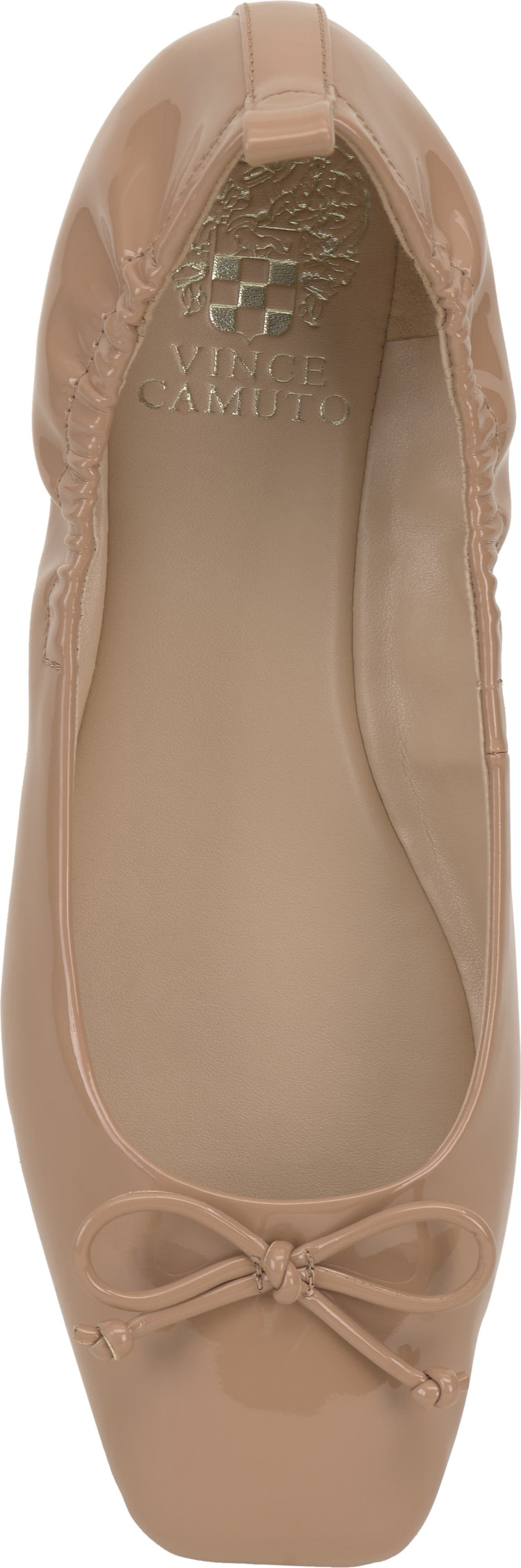 VINCE CAMUTO Velyna Ballet Flat, Alternate, color, BUFF PATENT