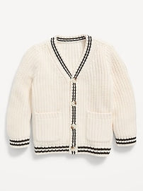 View large product image 1 of 2. V-Neck Button-Front Cardigan for Toddler Boys