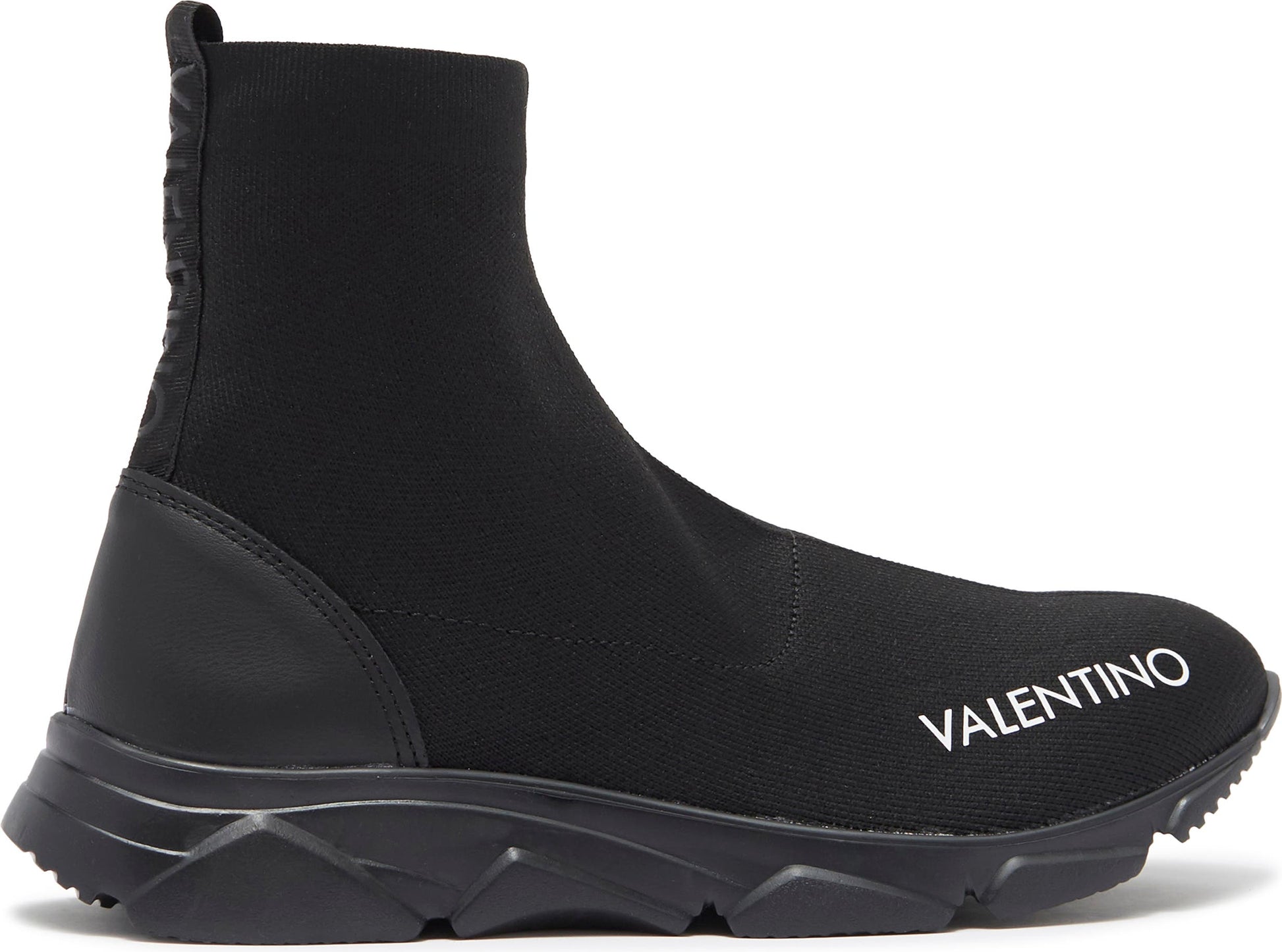 VALENTINO BY MARIO VALENTINO Melissa High Top Sock Sneaker, Alternate, color, BLACK