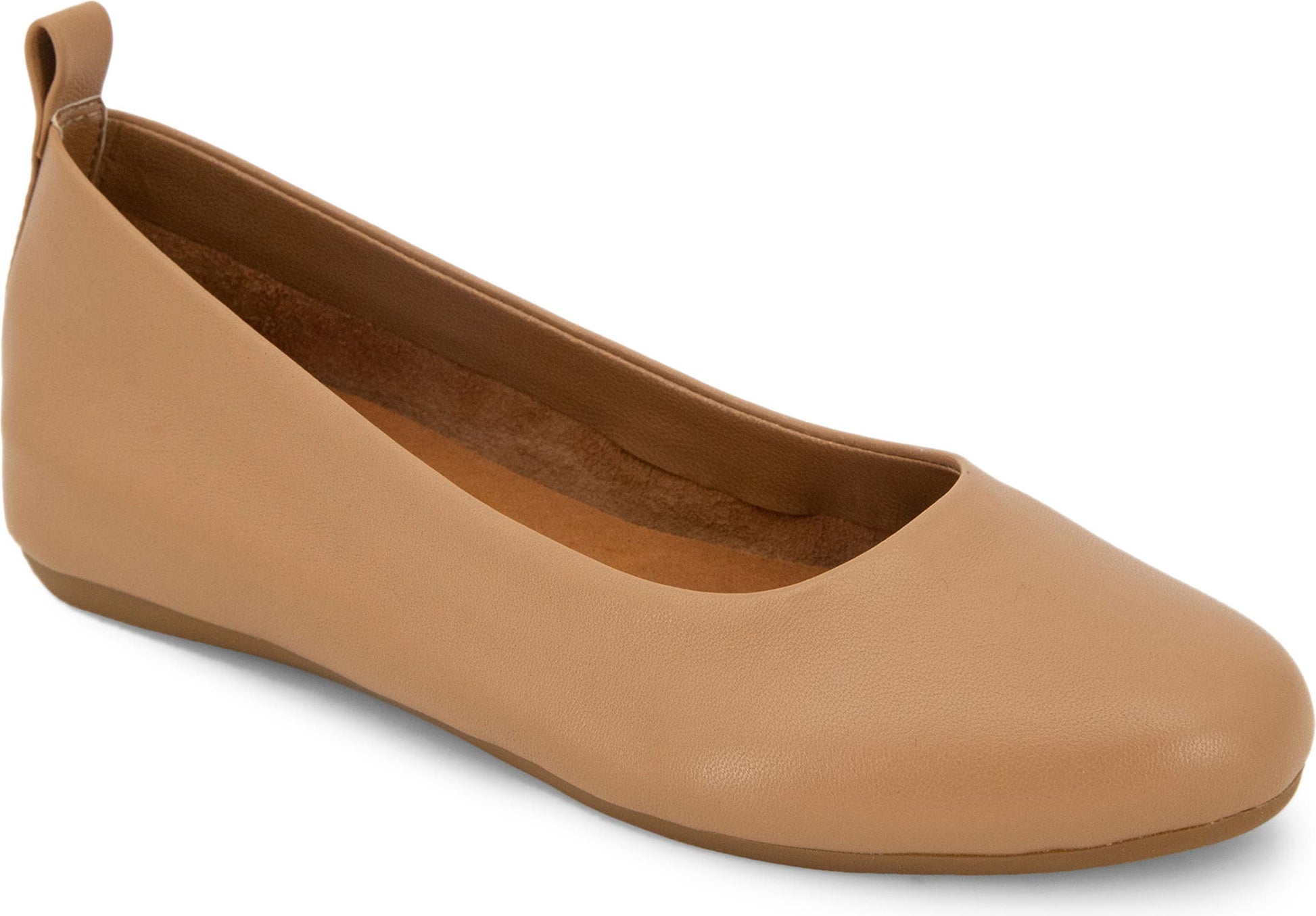 ANDRÉ ASSOUS Nieve Featherweight Demi Wedge Flat, Main, color, CAMEL