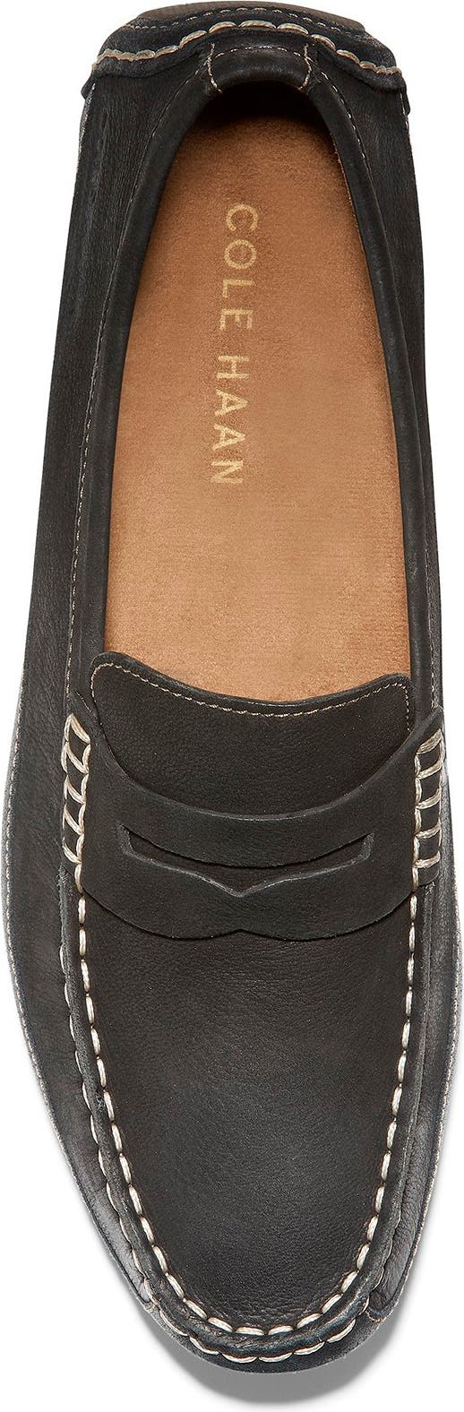 COLE HAAN Wyatt Penny Driver, Alternate, color, BLACK