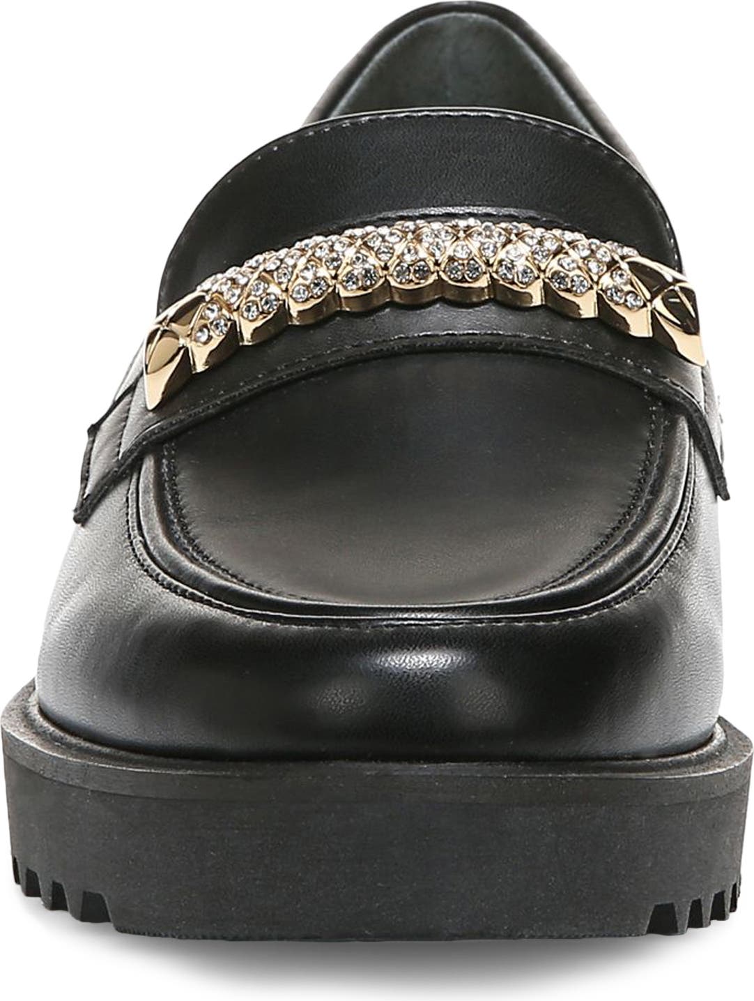 FRANCO SARTO Carol Bling Platform Loafer, Alternate, color, BLACK