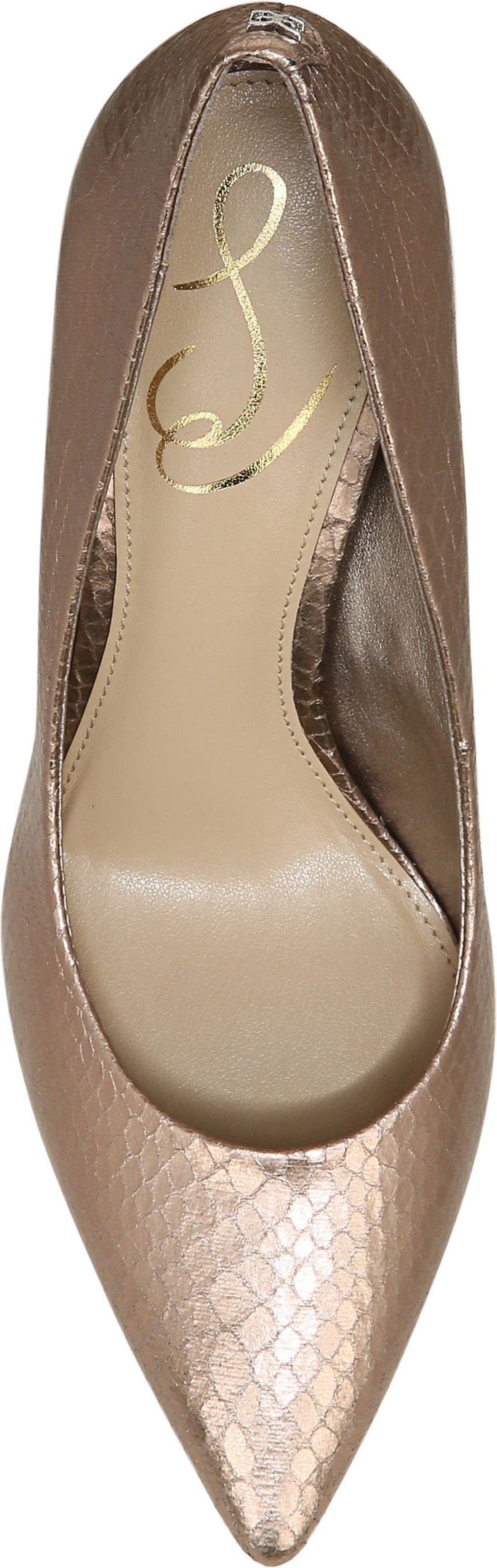 SAM EDELMAN Hazel Pointed Toe Pump, Alternate, color, PEWTER