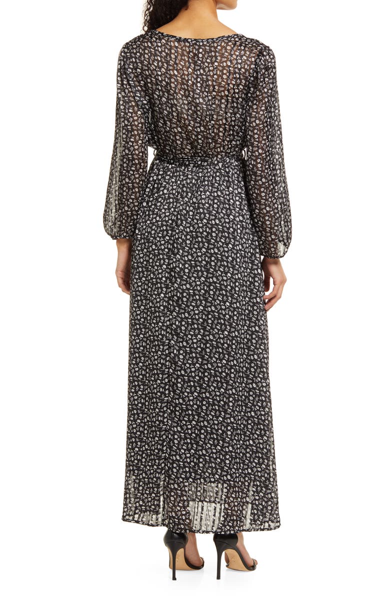 FRAICHE BY J Nare Floral Long Sleeve Maxi Dress