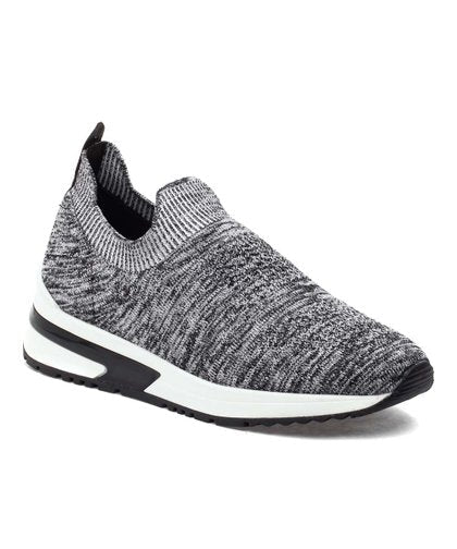 Black Marl Knit Golic Slip-On Sneaker - Women